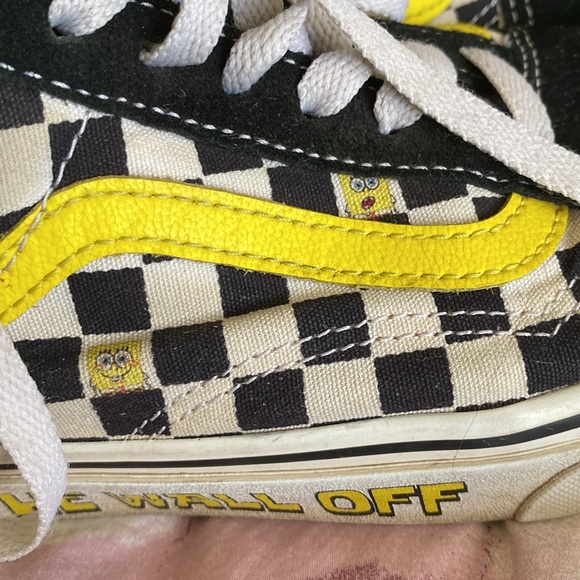 Vans x Nickelodeon Spongebob Off The Wall Checkerboard women’s 6 - Picture 4 of 4